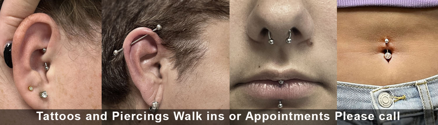Piercings Walk ins and appointments